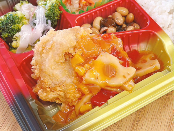 ワタミの宅食「お弁当・お惣菜」「まごころ御膳」メニュー名:鶏肉の甘酢だれ