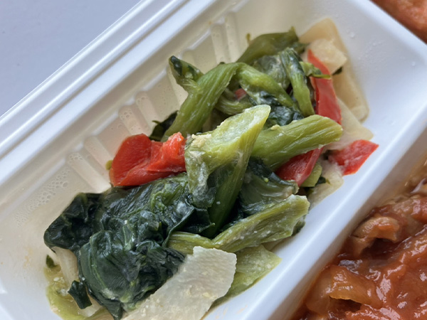 気配り宅配食「栄養バランス気配り宅配食」メニュー名：筍と菜の花の味噌バター炒め